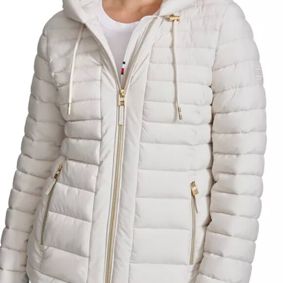 Tommy Hilfiger Women's Hooded Packable Puffer Coat - Picture 2 of 6